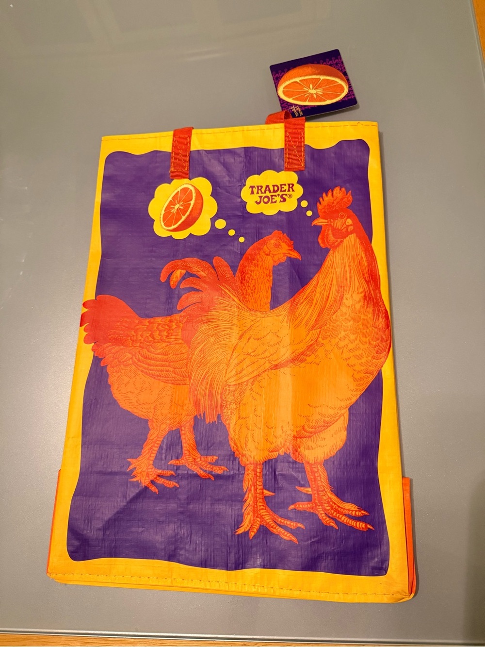 Trader Joe's rare Chicken Tote Bag